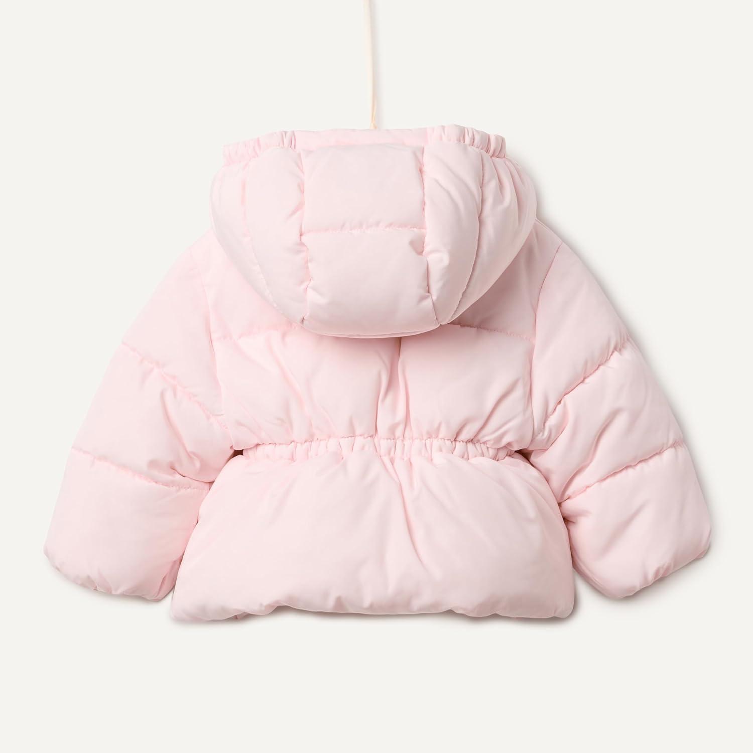 imageAmazon Essentials x Sofia Grainge Girls WaterResistant Hooded Puffer JacketPale Pink