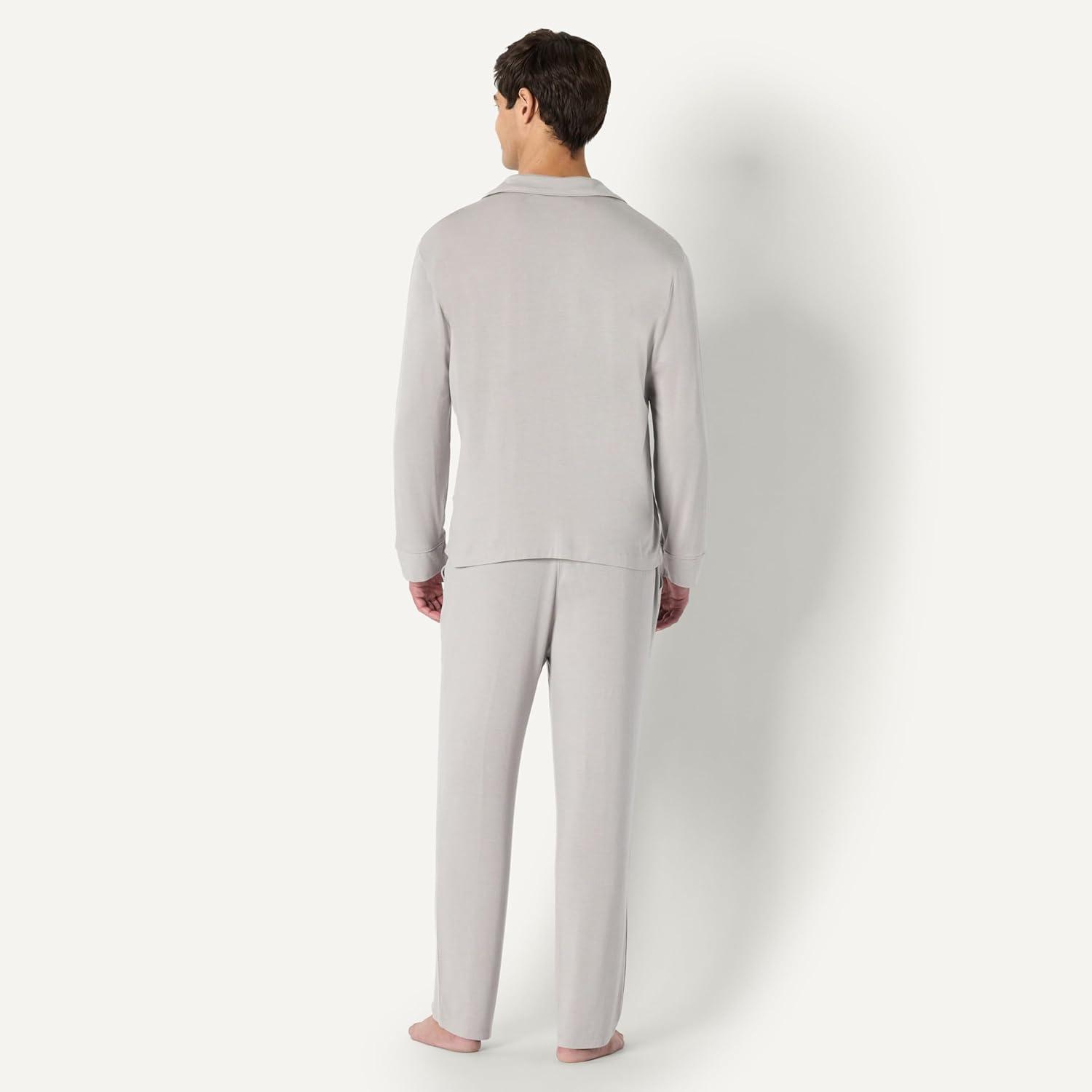 imageAmazon Essentials x Sofia Grainge Mens Pajama SetGrey