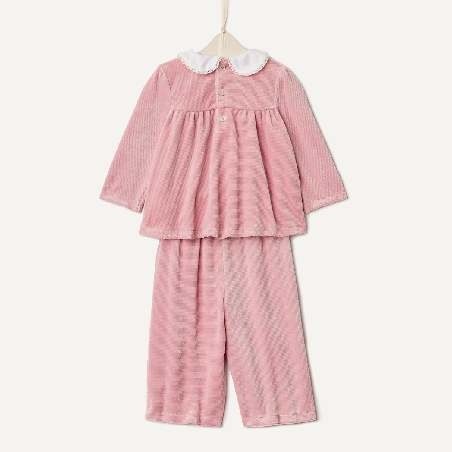 imageAmazon Essentials x Sofia Grainge Toddlers and Baby Girls Corduroy Velour SetBlush