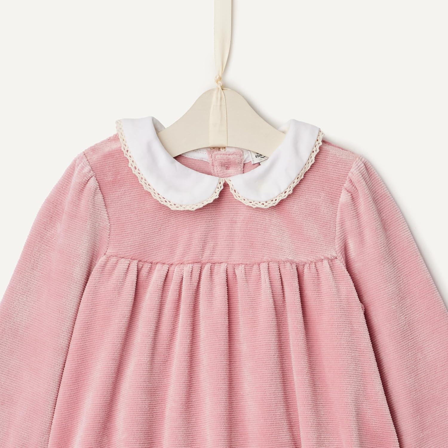 imageAmazon Essentials x Sofia Grainge Toddlers and Baby Girls Corduroy Velour SetBlush