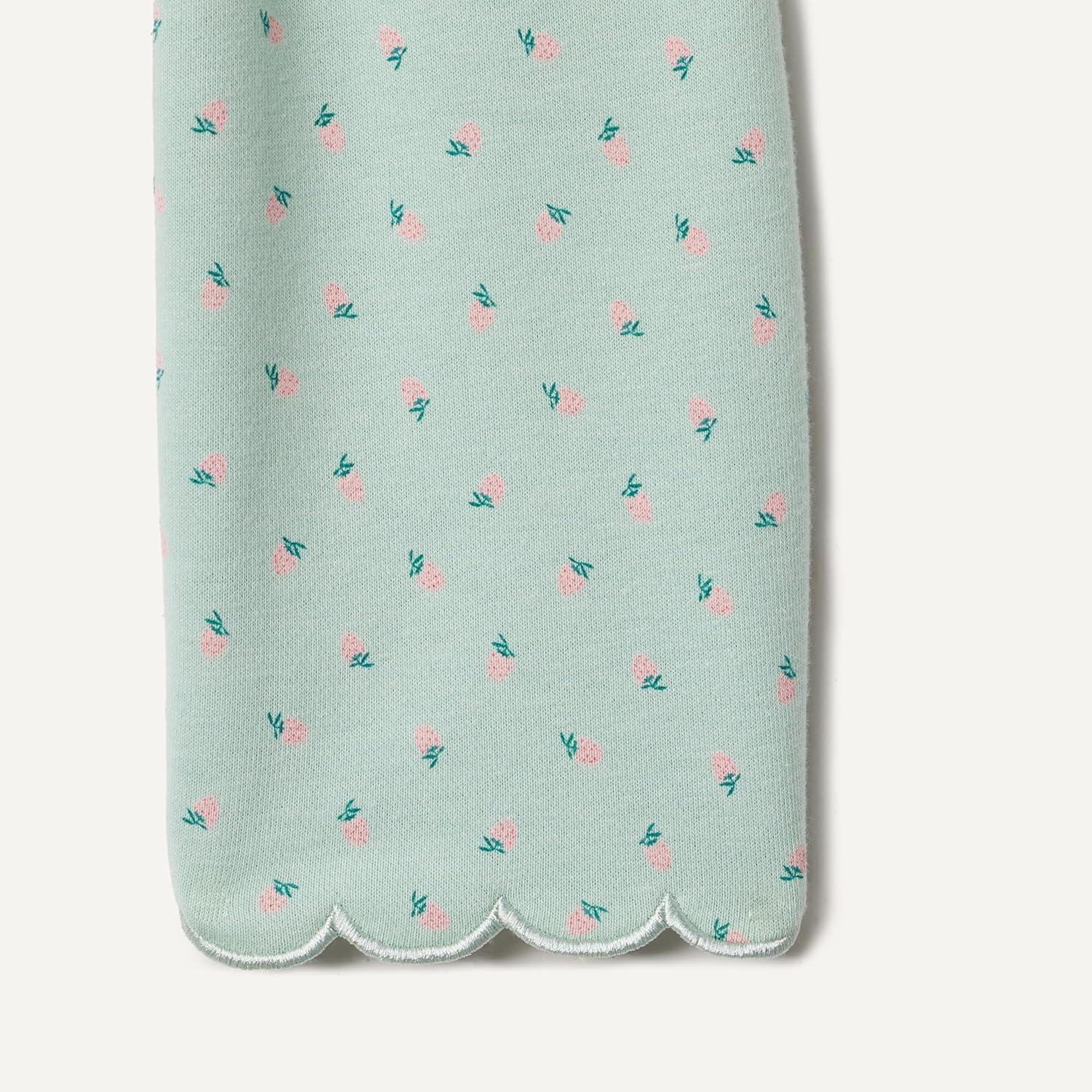 imageAmazon Essentials x Sofia Grainge Toddlers and Baby Girls French Terry Pant and Top SetMint Little Strawberries