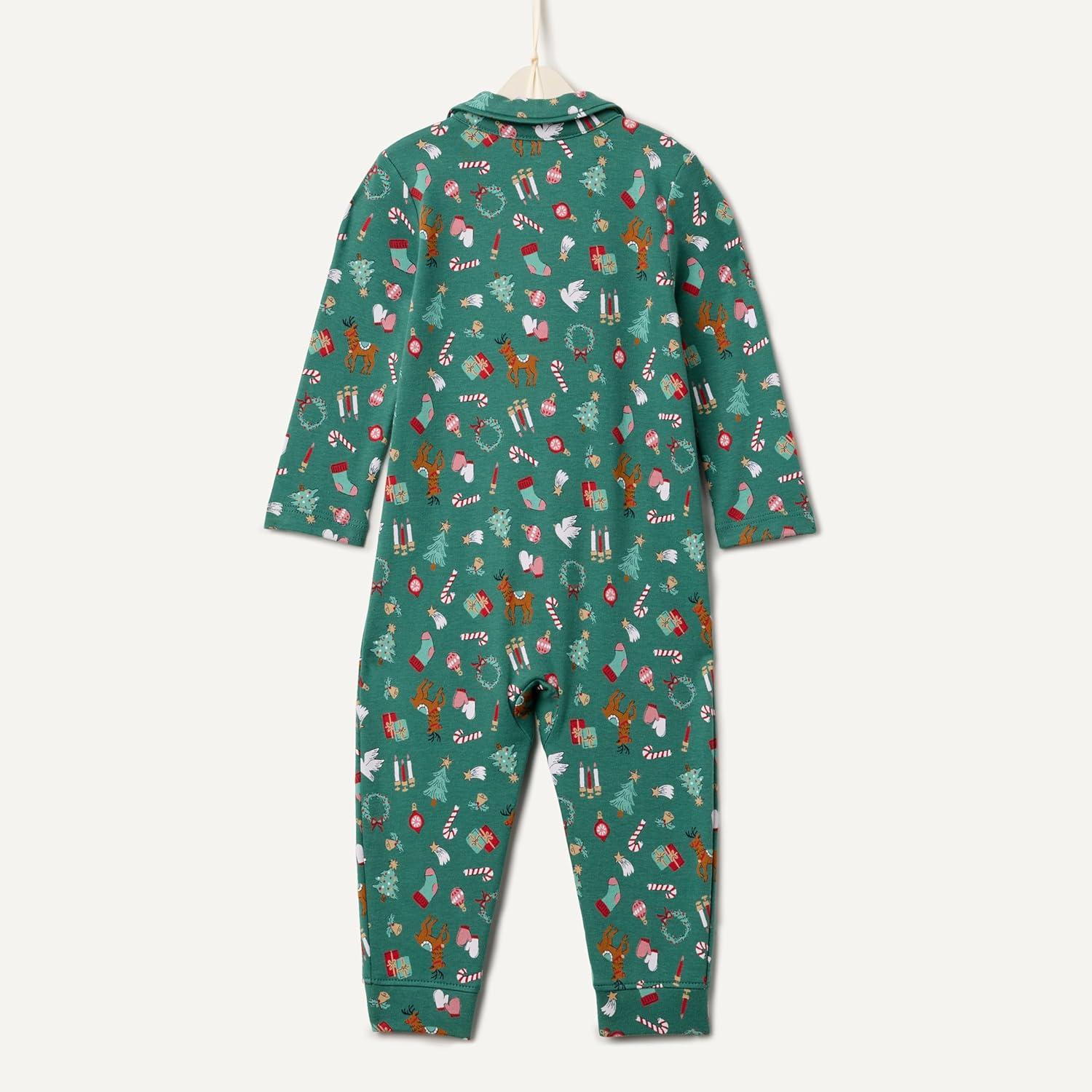 imageAmazon Essentials x Sofia Grainge Unisex Babies Footless Sleepsuit Pack of 2RedHoliday
