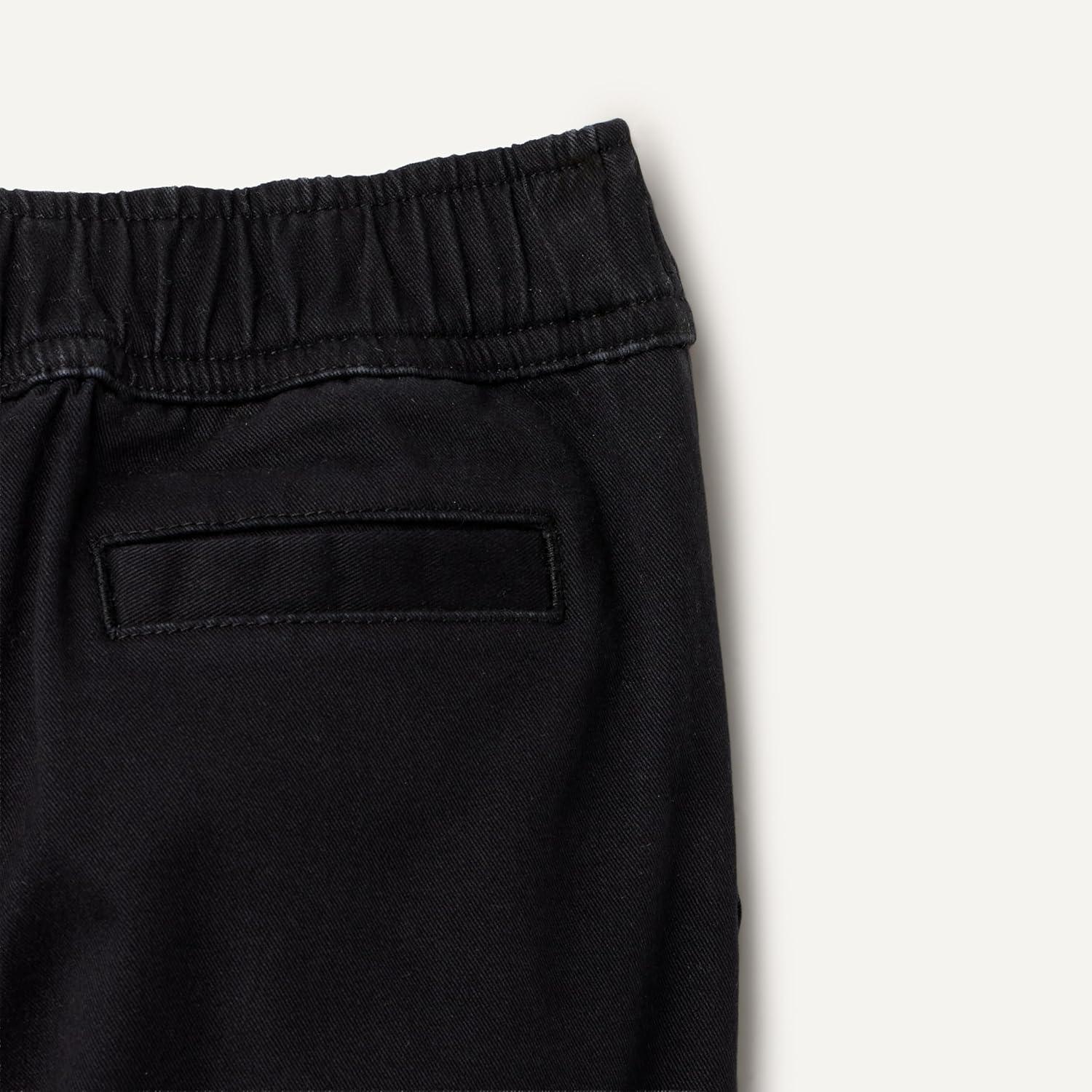 imageAmazon Essentials x Sofia Grainge Unisex Kids PullOn Twill Jogger PantsBlack