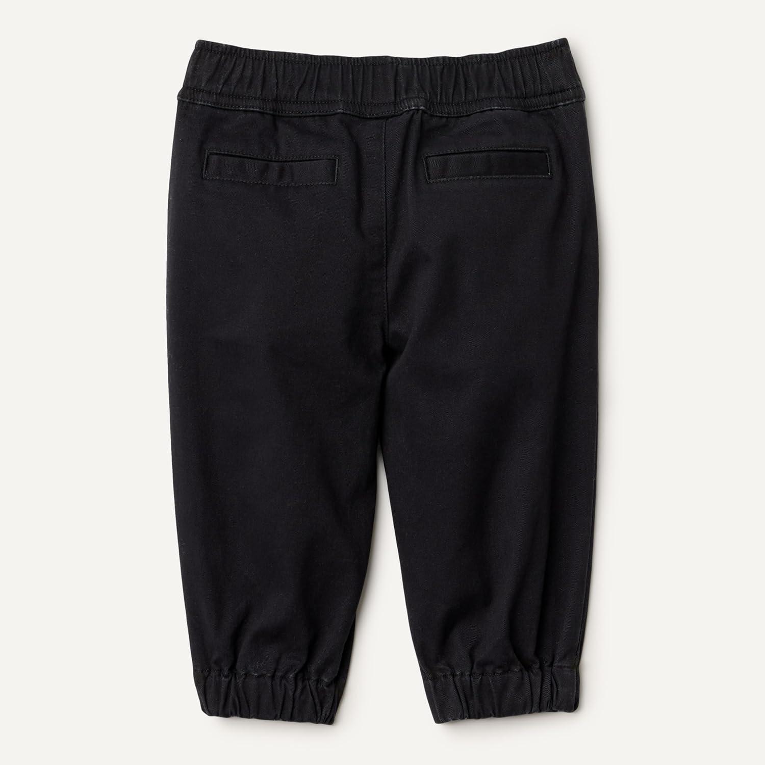 imageAmazon Essentials x Sofia Grainge Unisex Kids PullOn Twill Jogger PantsBlack