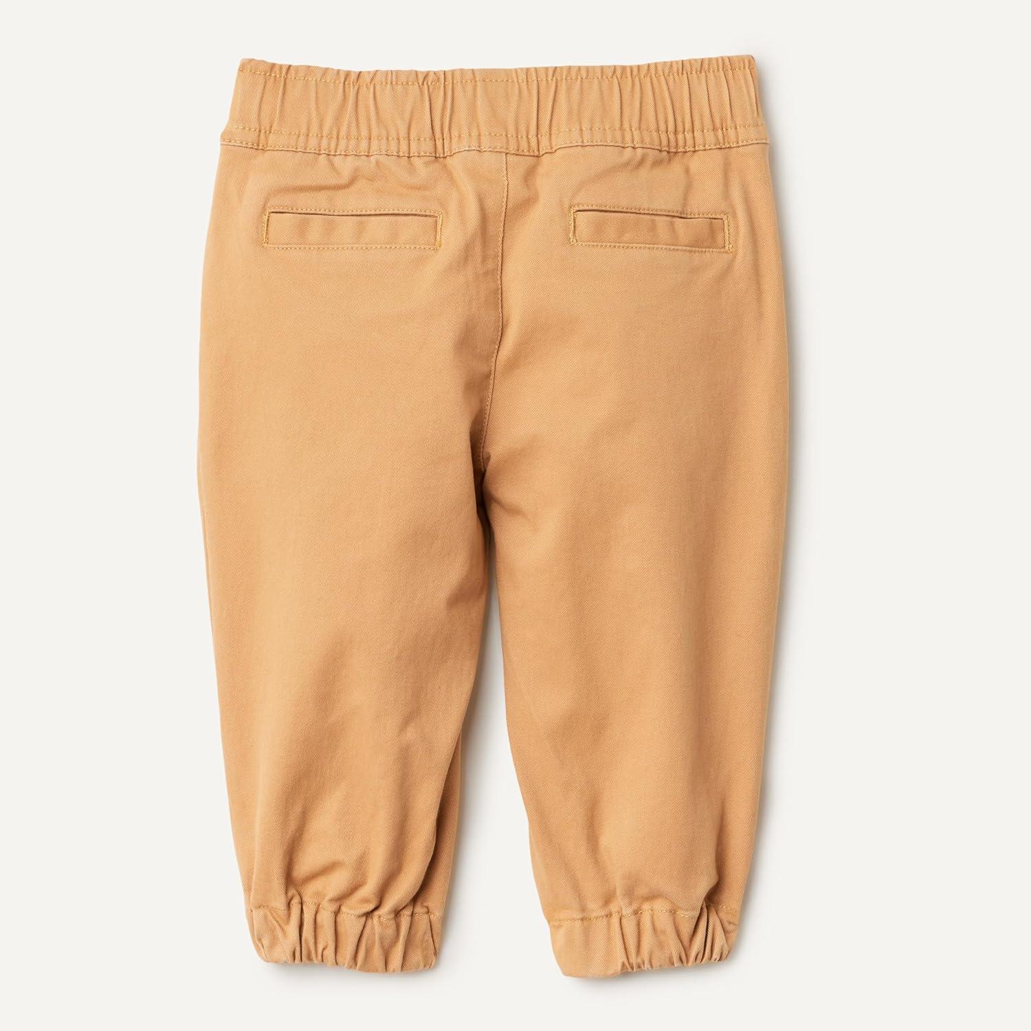 imageAmazon Essentials x Sofia Grainge Unisex Kids PullOn Twill Jogger PantsCamel