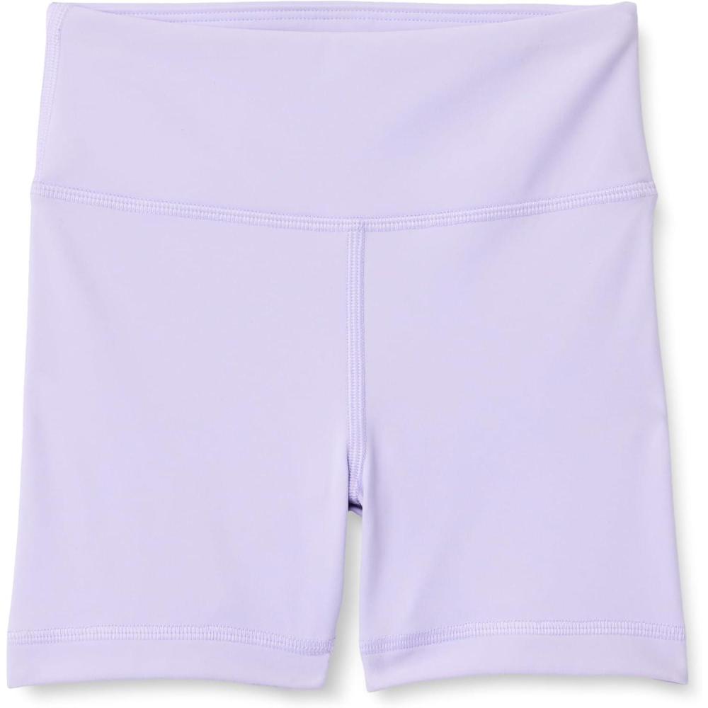 imageAmazon Essentials Girls Athletic Total Train Dance Volleyball Bike Shorts with 3quot InseamLavender