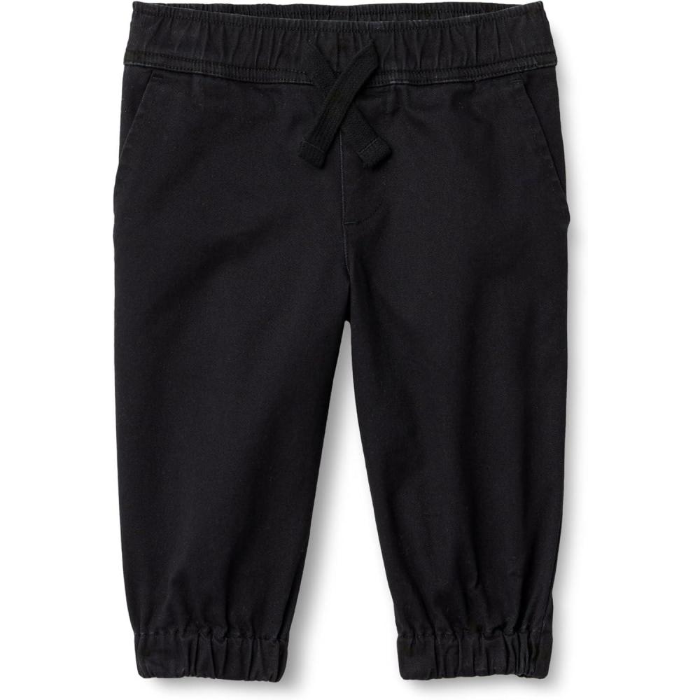imageAmazon Essentials x Sofia Grainge Unisex Kids PullOn Twill Jogger PantsBlack