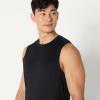 imageAmazon Essentials Mens Active Quick Dry Tech Stretch Lightweight Sleeveless Muscle Shirt MultipacksBlack