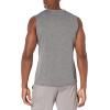 imageAmazon Essentials Mens Active Quick Dry Tech Stretch Lightweight Sleeveless Muscle Shirt MultipacksBlack Heather