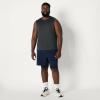 imageAmazon Essentials Mens Active Quick Dry Tech Stretch Lightweight Sleeveless Muscle Shirt MultipacksBlackHeather Graphite