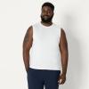imageAmazon Essentials Mens Active Quick Dry Tech Stretch Lightweight Sleeveless Muscle Shirt MultipacksBlackWhite