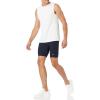 imageAmazon Essentials Mens Active Quick Dry Tech Stretch Lightweight Sleeveless Muscle Shirt MultipacksBright White