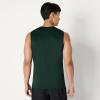 imageAmazon Essentials Mens Active Quick Dry Tech Stretch Lightweight Sleeveless Muscle Shirt MultipacksDark GreenHeather Graphite