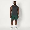 imageAmazon Essentials Mens Active Quick Dry Tech Stretch Lightweight Sleeveless Muscle Shirt MultipacksDark GreenHeather Graphite