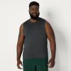 imageAmazon Essentials Mens Active Quick Dry Tech Stretch Lightweight Sleeveless Muscle Shirt MultipacksDark GreenHeather Graphite