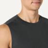 imageAmazon Essentials Mens Active Quick Dry Tech Stretch Lightweight Sleeveless Muscle Shirt MultipacksHeather GraphiteNavy