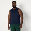 imageAmazon Essentials Mens Active Quick Dry Tech Stretch Lightweight Sleeveless Muscle Shirt MultipacksNavy