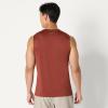 imageAmazon Essentials Mens Active Quick Dry Tech Stretch Lightweight Sleeveless Muscle Shirt MultipacksRich Chestnut Brown
