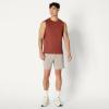 imageAmazon Essentials Mens Active Quick Dry Tech Stretch Lightweight Sleeveless Muscle Shirt MultipacksRich Chestnut Brown