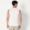 imageAmazon Essentials Mens Active Quick Dry Tech Stretch Lightweight Sleeveless Muscle Shirt MultipacksWhite