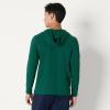 imageAmazon Essentials Mens Athletic Soft Performance Lightweight QuarterZip Hoodie Long Sleeve Workout TopSpace Dye Green