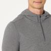 imageAmazon Essentials Mens Athletic Soft Performance Lightweight QuarterZip Hoodie Long Sleeve Workout TopSpace Dye Grey