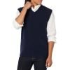 imageAmazon Essentials Mens Lambs Wool Sweater Vest Previously GoodthreadsNavy