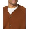 imageAmazon Essentials Mens Lambs Wool VNeck Cardigan Sweater with Pockets Previously GoodthreadsBrown