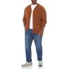 imageAmazon Essentials Mens Lambs Wool VNeck Cardigan Sweater with Pockets Previously GoodthreadsBrown