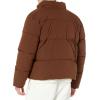 imageAmazon Essentials Mens Mock Neck Heavyweight Puffer Coat Available in Big ampamp TallDeep Brown