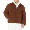 imageAmazon Essentials Mens Mock Neck Heavyweight Puffer Coat Available in Big ampamp TallDeep Brown