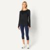 imageAmazon Essentials Womens Active Quick Dry Tech Stretch Lightweight LongSleeve TShirt Available in Plus SizeBlack