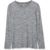 imageAmazon Essentials Womens Active Quick Dry Tech Stretch Lightweight LongSleeve TShirt Available in Plus SizeBlack Heather