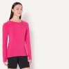imageAmazon Essentials Womens Active Quick Dry Tech Stretch Lightweight LongSleeve TShirt Available in Plus SizeHot Pink