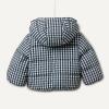 imageAmazon Essentials x Sofia Grainge Babies Toddlers and Boys WaterResistant Hooded Puffer JacketNavy Ivory Gingham