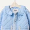 imageAmazon Essentials x Sofia Grainge Toddlers and Baby Girls Midweight Field Jacket with RuffleLight Blue