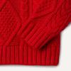 imageAmazon Essentials x Sofia Grainge Unisex Babies Toddlers and Kids Cable Crewneck SweaterRed