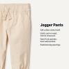 imageAmazon Essentials x Sofia Grainge Unisex Kids PullOn Twill Jogger PantsLight Beige