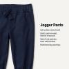 imageAmazon Essentials x Sofia Grainge Unisex Kids PullOn Twill Jogger PantsNavy
