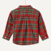 imageAmazon Essentials x Sofia Grainge Unisex Toddlers and Babies Button Down Plaid Flannel ShirtCherry Red Festive Plaid