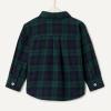 imageAmazon Essentials x Sofia Grainge Unisex Toddlers and Babies Button Down Plaid Flannel ShirtDark Emerald Green Deep Blue Plaid