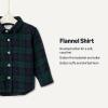 imageAmazon Essentials x Sofia Grainge Unisex Toddlers and Babies Button Down Plaid Flannel ShirtDark Emerald Green Deep Blue Plaid