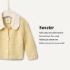 imageAmazon Essentials x Sofia Grainge Unisex Toddlers and Babies Peter Pan Collar Sweater JacketButter Yellow
