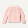 imageAmazon Essentials x Sofia Grainge Unisex Toddlers and Babies Peter Pan Collar Sweater JacketLight Pink