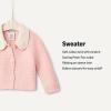 imageAmazon Essentials x Sofia Grainge Unisex Toddlers and Babies Peter Pan Collar Sweater JacketLight Pink