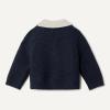 imageAmazon Essentials x Sofia Grainge Unisex Toddlers and Babies Peter Pan Collar Sweater JacketNavy