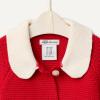 imageAmazon Essentials x Sofia Grainge Unisex Toddlers and Babies Peter Pan Collar Sweater JacketRed