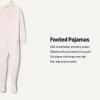 imageAmazon Essentials x Sofia Grainge Unisex Toddlers and Babies SnugFit Cotton Footed Pajamas Pack of 2Little BunniesPale Blue