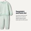 imageAmazon Essentials x Sofia Grainge Unisex Toddlers and Babies Sweatshirt ampamp Sweatpant SetPale Green Rabbits