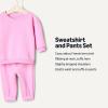 imageAmazon Essentials x Sofia Grainge Unisex Toddlers and Babies Sweatshirt ampamp Sweatpant SetPink